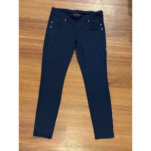 Athleta Pants Womens Medium Black Stretch Travel Athletic Pull On Slim Fit